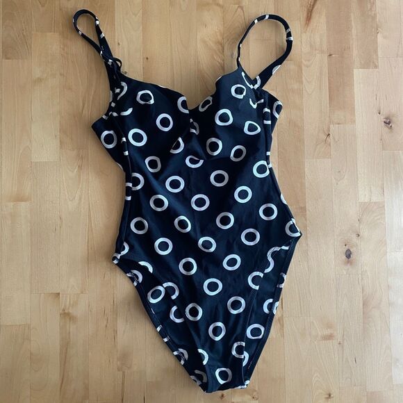 La Perla Vintage scoop Open Back One Piece Swimsuit - Picture 1 of 10